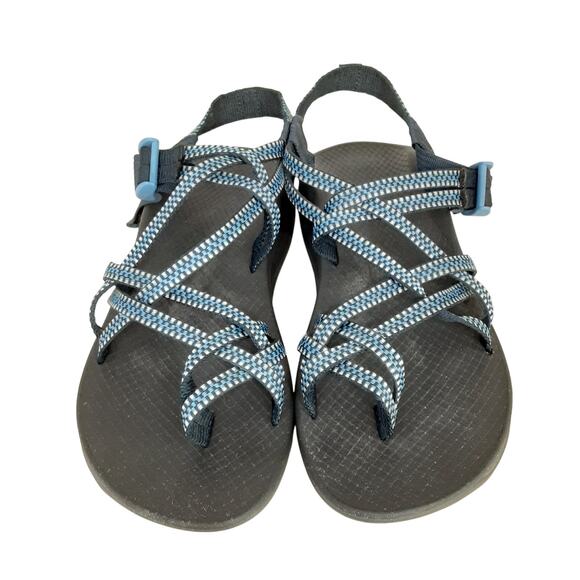 Chaco Eddy X2 Adjustable Outdoor Hiking Sandals Blue Toe Loop Women 8 Water Shoe - Picture 4 of 8